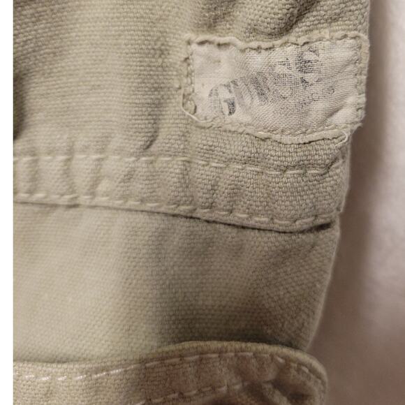 Vtg 80s Iconic Guess Pants Georges Marciano Light Sage Cargo Harem Tapered Sz 3 - Picture 7 of 14